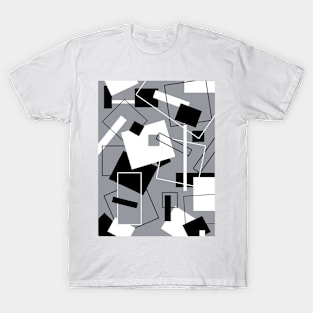 Black White & Grey 60's Style T-Shirt